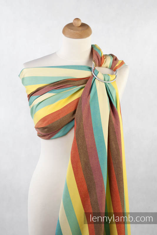 Ring Sling - 100% Cotton - Broken Twill Weave, with gathered shoulder - Four Seasons #babywearing