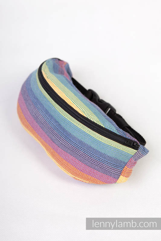 Waist Bag made of woven fabric, (60% cotton, 40% bamboo) - SUNRISE RAINBOW #babywearing
