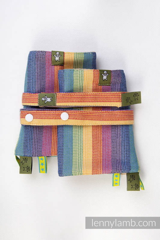 Drool Pads & Reach Straps Set, (60% cotton, 40% polyester) - LUNA #babywearing