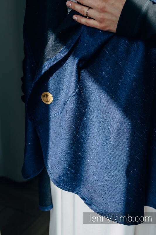 Long Cardigan - size S/M - FLAWLESS - UMBRA (57% cotton, 32% tussah silk, 9% polyester, 2% elastane) #babywearing