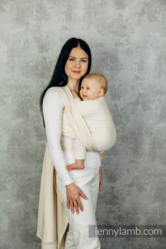 Baby Sling, Herringbone Weave (100% cotton) - LITTLE HERRINGBONE LUCE - size XS #babywearing