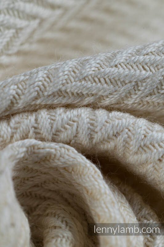 Ring Sling, Herringbone Weave (100% cotton) - with gathered shoulder - LITTLE HERRINGBONE LUCE - standard 1.8m #babywearing