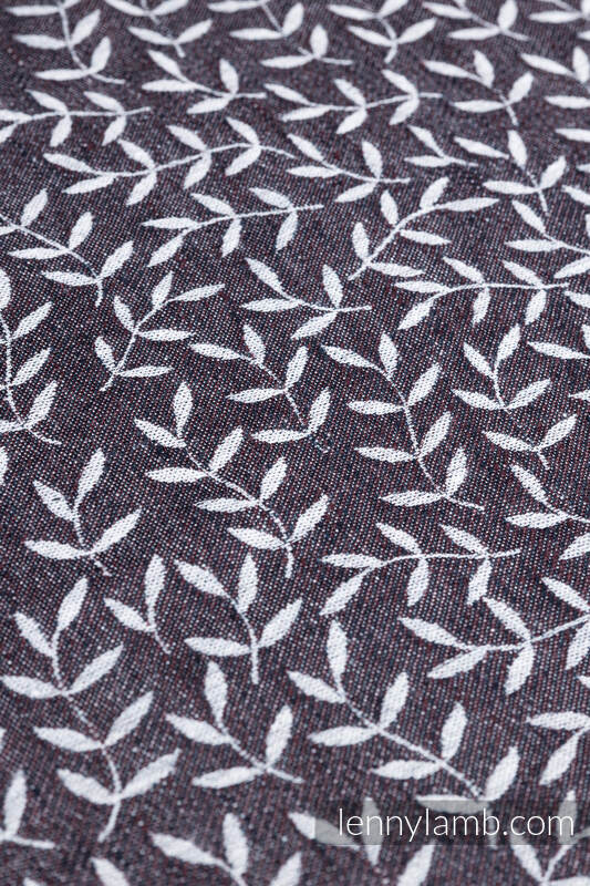 Fular, tejido jacquard (100% lino) - ENCHANTED NOOK - COCOA - talla M #babywearing