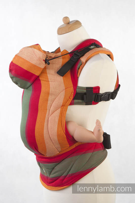 Mochila ergonómica, talla bebé, sarga cruzada 100% algodón - AUTUMN - Segunda generación #babywearing