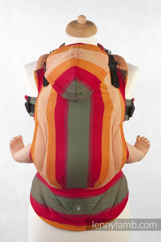 Ergonomische Tragehilfe, Gr. Baby, Kreuzköper-Bindung, 100% Baumwolle - AUTUMN - zweite Generation #babywearing