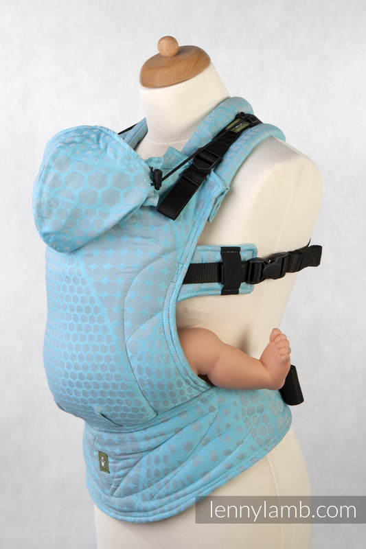 Ergonomic Carrier, Toddler Size, jacquard weave 100% cotton - FUTURA, Second Generation #babywearing