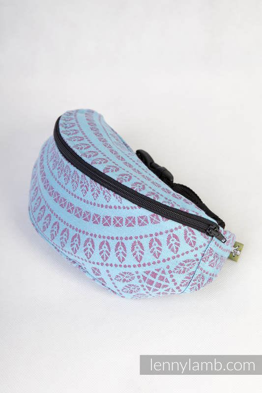 Waist Bag made of woven fabric, (100% cotton) - PEACOCK'S TAIL #babywearing