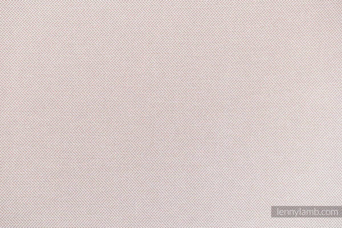 Bandolera de anillas Línea Básica, tejido espiga (100% algodón) - con plegado simple - LITTLE HERRINGBONE ALMOND - standard 1.8m (grado B) #babywearing