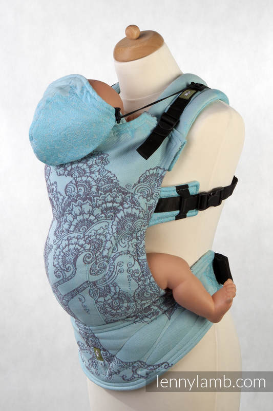 Ergonomic Carrier, Baby Size, jacquard weave 100% cotton EDEN (grade B) #babywearing