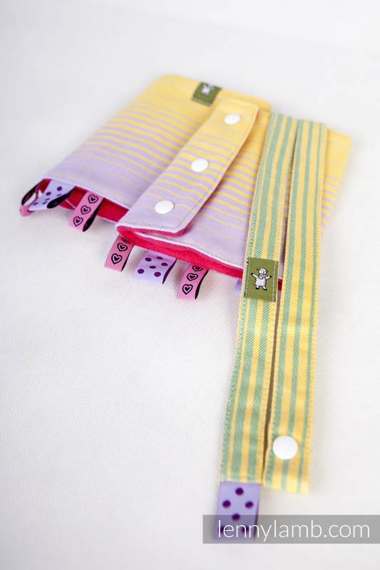 Drool Pads & Reach Straps Set, (60% cotton, 40% polyester) - JUBILEE #babywearing