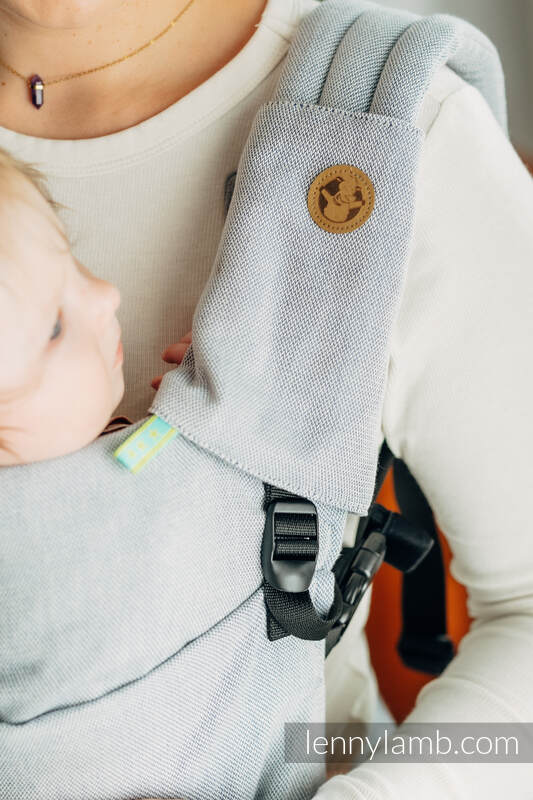 Ensemble protège bretelles et sangles pour capuche (60% coton, 40% polyester)  - ICEBERG #babywearing