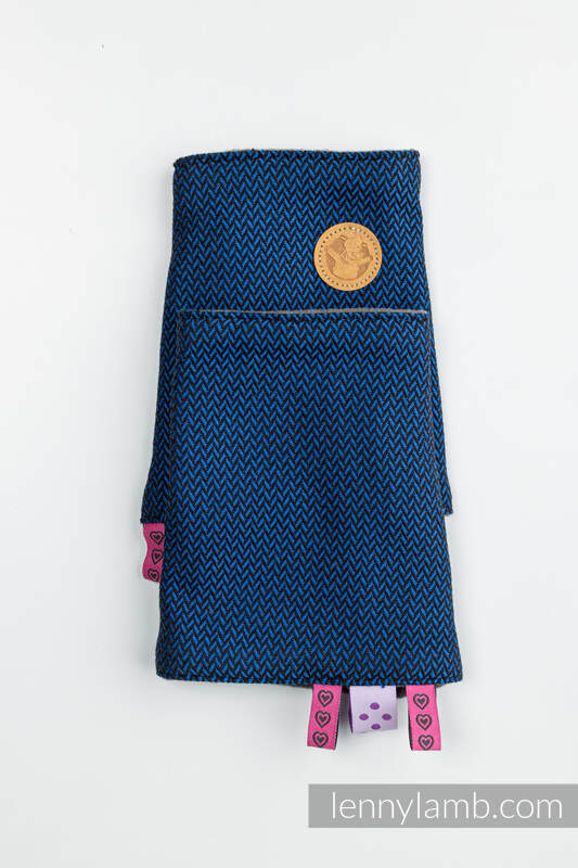 Set de protege tirantes y tiras de alcance (60% algodón, 40% Poliéster) - COBALT #babywearing