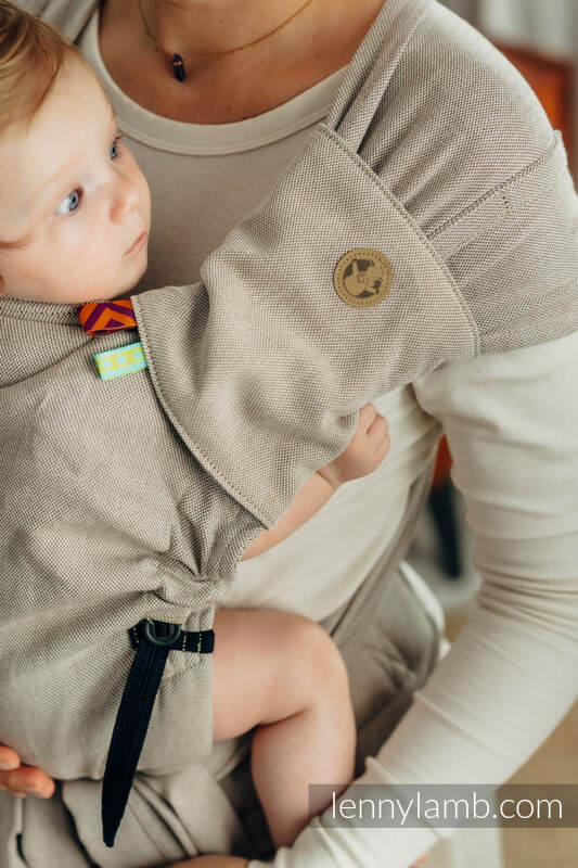 Ensemble protège bretelles et sangles pour capuche (60% coton, 40% polyester)  - PEANUT BUTTER #babywearing