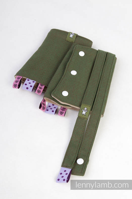 Drool Pads & Reach Straps Set, (60% cotton, 40% polyester) - CAMO DIAMOND #babywearing