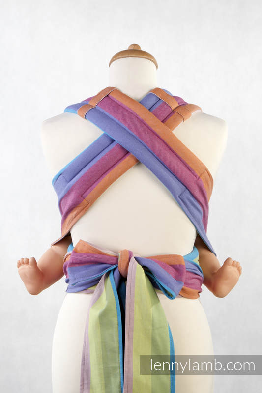 MEI-TAI carrier Mini, broken-twill weave - 100% cotton - with hood, Coral Reef #babywearing