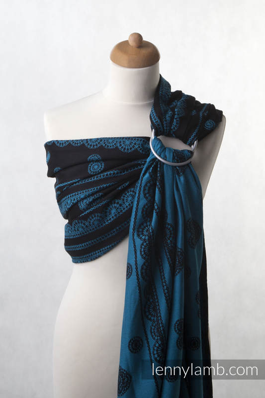 Ringsling, Jacquard Weave (100% cotton) - Divine Lace - long 2.1m #babywearing