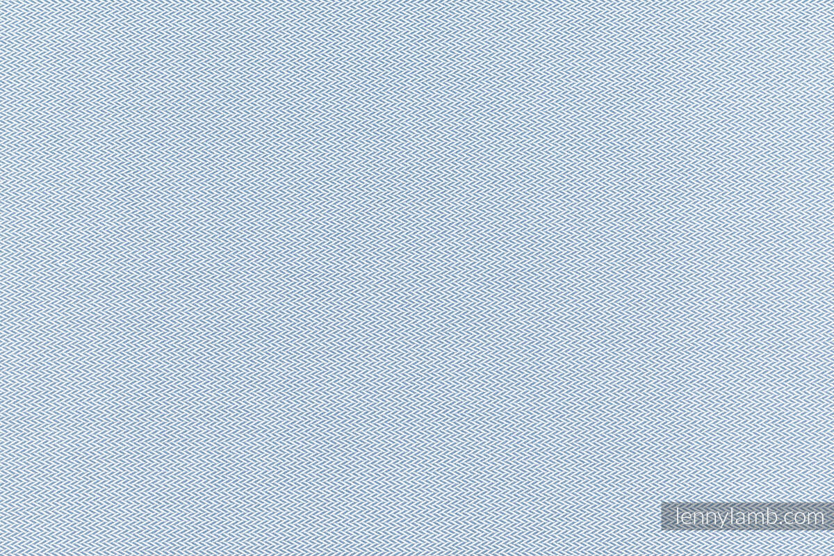 Fular Línea Básica, tejido Herringbone (100% algodón) - LITTLE HERRINGBONE GRIS - talla M #babywearing