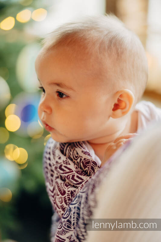 Baby Wrap, Jacquard Weave (100% cotton) - WILD SOUL - PIXIE - size M #babywearing