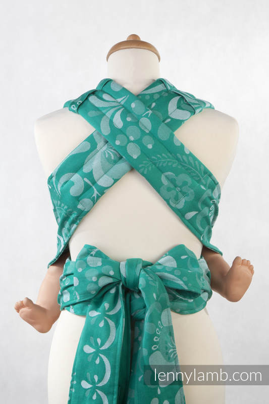 Mei Tai carrier Mini with hood/ jacquard twill / 100% cotton /  POWER OF HOPE #babywearing