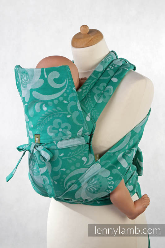 Mei Tai carrier Mini with hood/ jacquard twill / 100% cotton /  POWER OF HOPE #babywearing