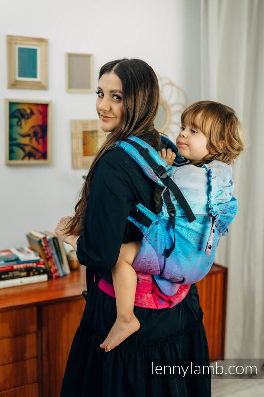 LennyPreschool - verstelbare draagzak, Maat Preschool, SYMPHONY - BLAZE  #babywearing