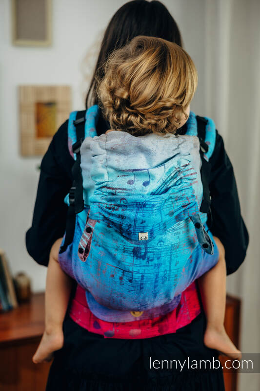 LennyPreschool - verstelbare draagzak, Maat Preschool, SYMPHONY - BLAZE  #babywearing