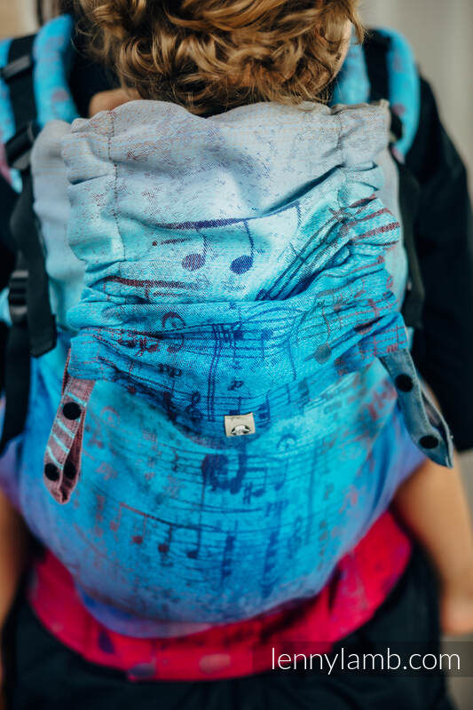 LennyPreschool - verstelbare draagzak, Maat Preschool, SYMPHONY - BLAZE  #babywearing