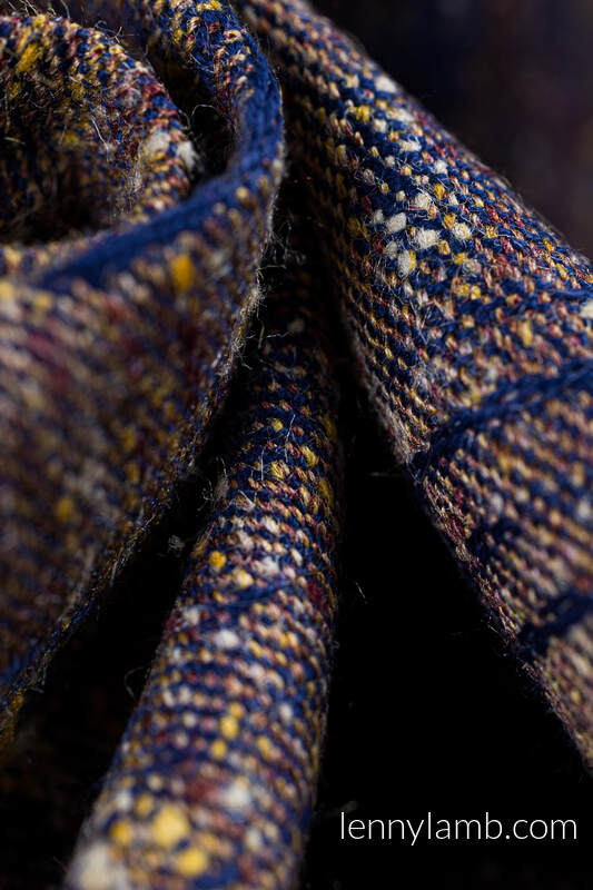 Ringsling, Jacquard Weave, with gathered shoulder (60% cotton, 40% tussah silk) - SYMPHONY - ALLEGRO - standard 1.8m #babywearing