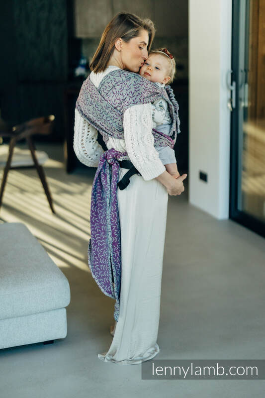 LennyHybrid Half Buckle Carrier, Standard Size, jacquard weave 100% cotton - ENCHANTED NOOK - SPELL #babywearing