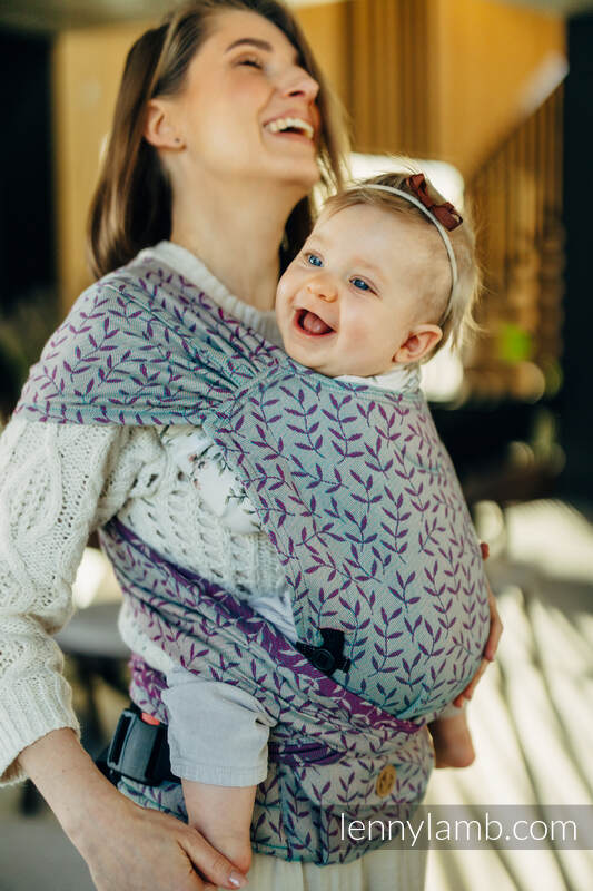 LennyHybrid Half Buckle Carrier, Standard Size, jacquard weave 100% cotton - ENCHANTED NOOK - SPELL #babywearing