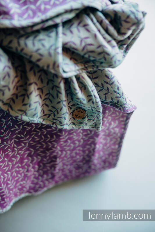 Baby Wrap, Jacquard Weave (100% cotton) - ENCHANTED NOOK - SPELL - size XL #babywearing