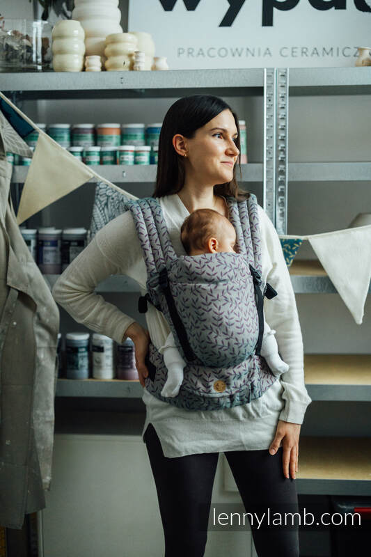 Mochila LennyLight, talla estándar, tejido jaqurad 100% algodón - ENCHANTED NOOK - SPELL #babywearing
