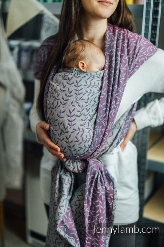 Żakardowa chusta do noszenia dzieci, 100% bawełna - ZACZAROWANY ZAKĄTEK - SPELL - rozmiar XS #babywearing