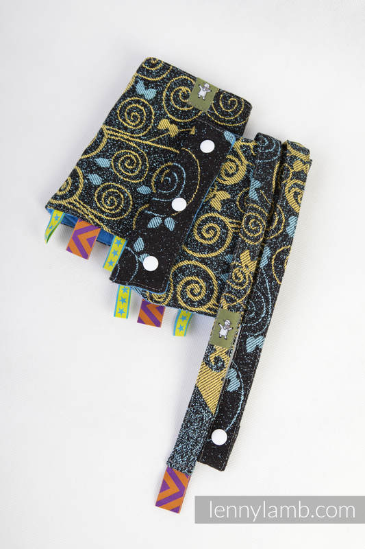Drool Pads & Reach Straps Set, (60% cotton, 40% polyester) - GOLDEN PRINCESSA #babywearing