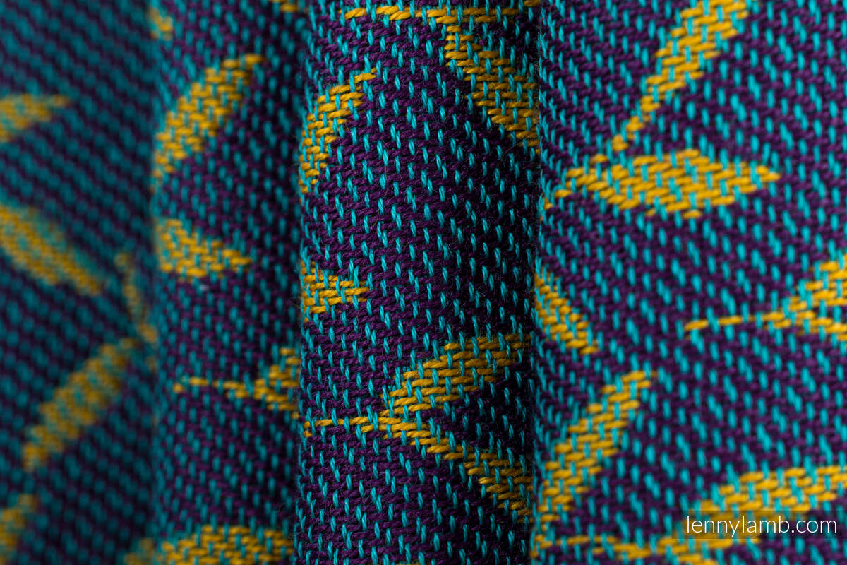 Jacquard weave fabric, 100% cotton, width 144 cm - ENCHANTED NOOK  - IN BLOOM #babywearing