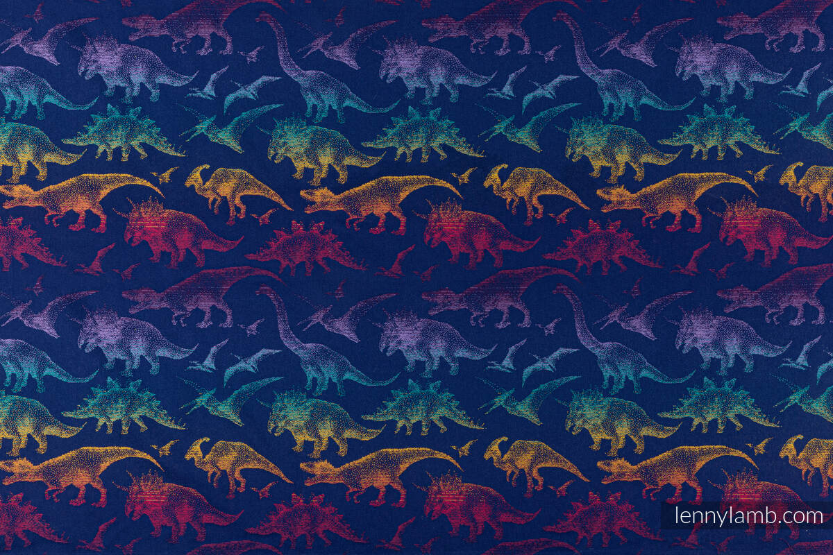 Jacquard weave fabric, 100% cotton, width 141 cm - JURASSIC PARK - NEW ERA #babywearing