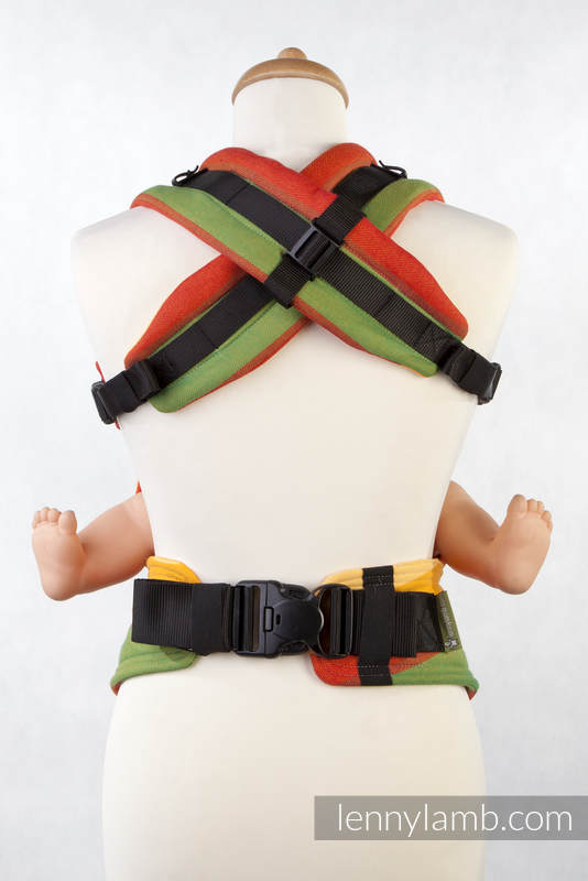 Ergonomische Tragehilfe, Gr. Baby, Kreuzköper-Bindung, 100% Baumwolle - SUMMER - zweite Generation #babywearing