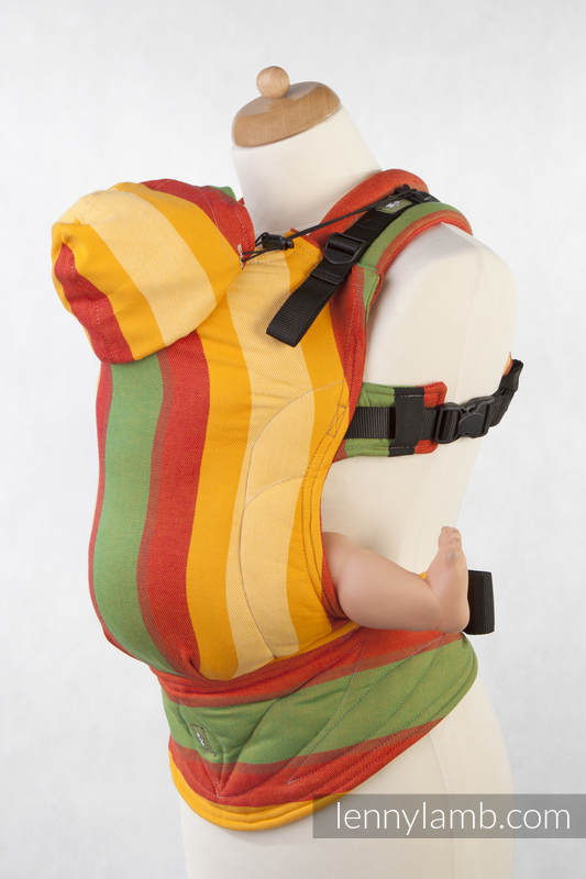 Ergonomische Tragehilfe, Gr. Baby, Kreuzköper-Bindung, 100% Baumwolle - SUMMER - zweite Generation #babywearing