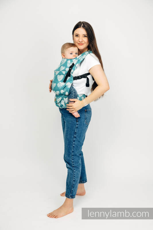 Porte-bébé LennyLight, taille standard, jacquard, 100% coton - LOVKA PETITE - BOUNDLESS #babywearing