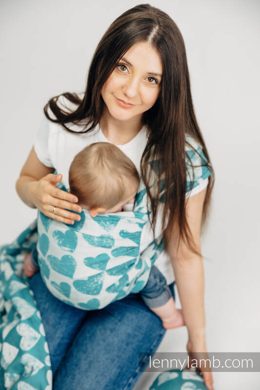Baby Wrap, Jacquard Weave (100% cotton) - LOVKA PETITE - BOUNDLESS - size S #babywearing