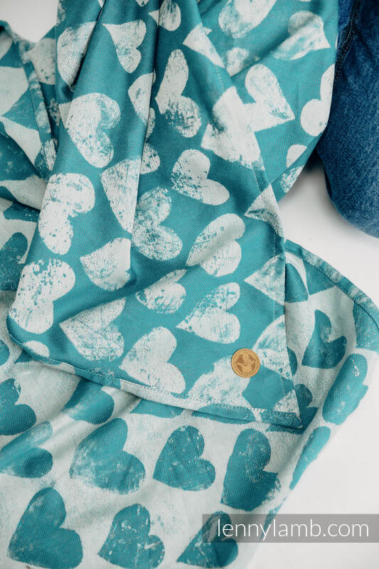 Baby Wrap, Jacquard Weave (100% cotton) - LOVKA PETITE - BOUNDLESS - size S (grade B) #babywearing