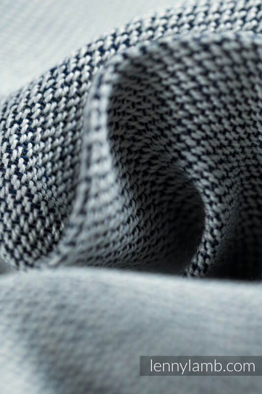 Fascia ad anelli, tessitura Broken-Twill (58% cotone, 42% lino) - spalla aperta - COAST - taglia standard 1.8m #babywearing