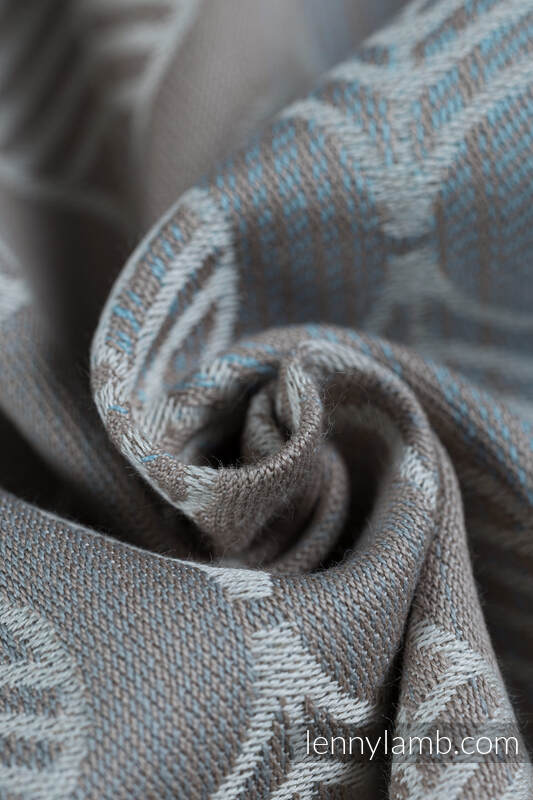 Ringsling, Jacquard Weave (100% cotton), with gathered shoulder - PETALS - RESTFUL - standard 1.8m #babywearing