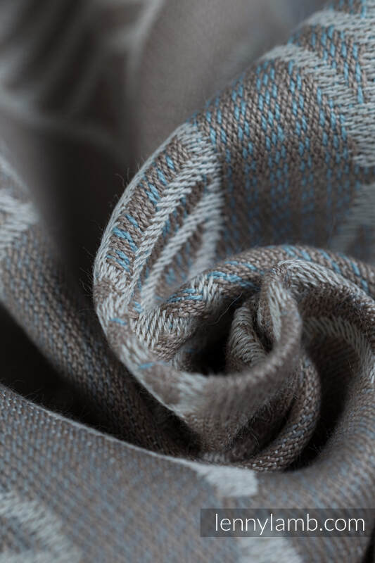 LennyLight Carrier, Standard Size, jacquard weave 100% cotton - PETALS - RESTFUL #babywearing