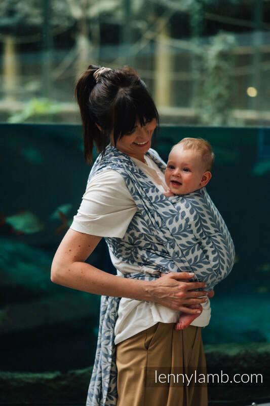 Żakardowa chusta do noszenia dzieci, 100% wiskoza bambusowa - CATKIN - WILLOW - rozmiar M #babywearing