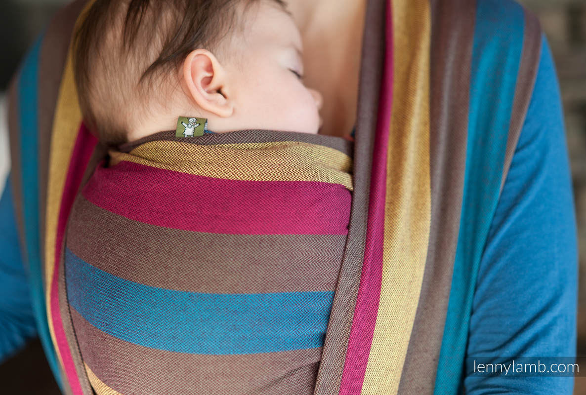 Baby Sling, Broken Twill Weave (100% Cotton) - FOREST MEADOW - size XL #babywearing