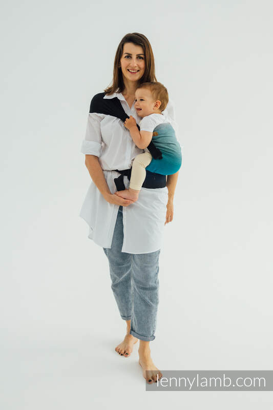 LennyHip Carrier (1/2 of LennyTwin Carrier), Standard Size, broken-twill weave 100% cotton - AIRGLOW #babywearing