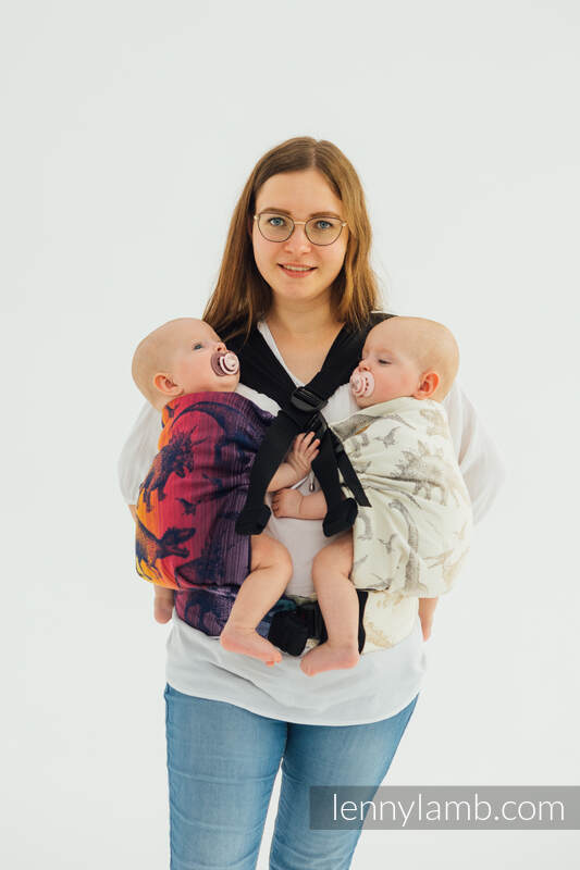 Nosidełko LennyTwin, rozmiar standard - MULTIPATTERN (wybierasz każde nosidełko w innym wzorze) #babywearing