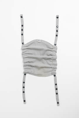 Huvor till bärselar, Storlek , LITTLE HERRINGBONE - GREY 