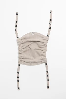 Carrier hood (100% cotton) - PEANUT BUTTER